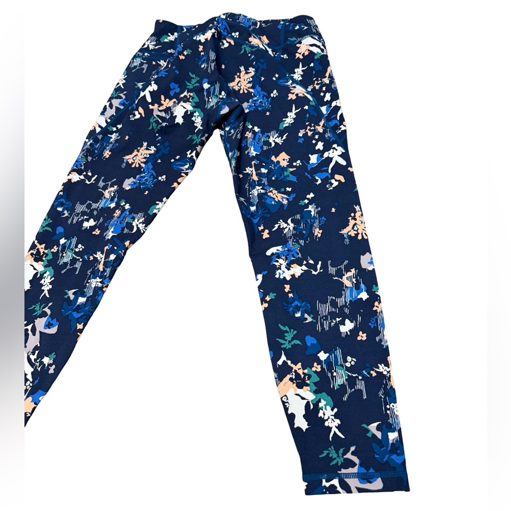 ✨ Sweaty Betty Power 7/8 Leggings Navy Floral Print Size M Sculpting Activewear - Picture 12 of 12